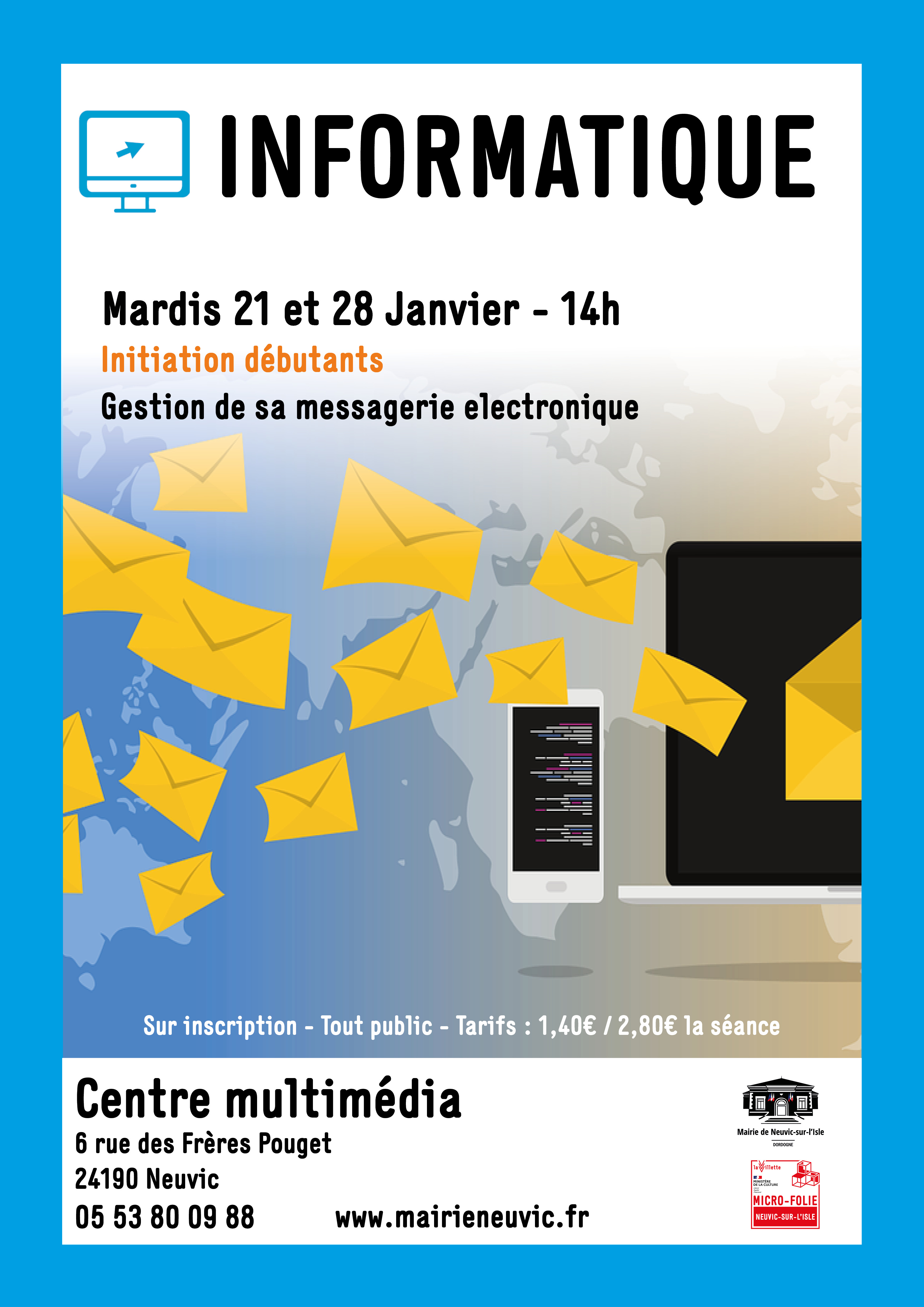 affiche informatique janvier